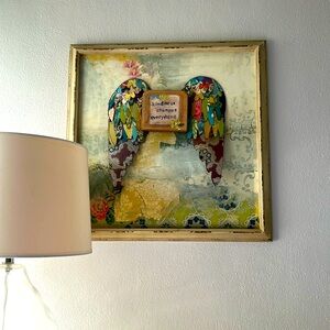 Kelly Rae Roberts Metal/Wood Framed Artwork